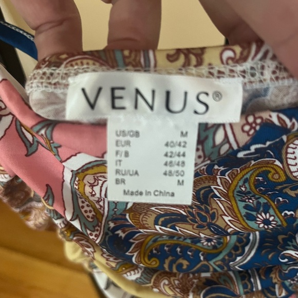 VENUS Paisley Print Jumpsuit | M | NWT - Picture 9 of 10